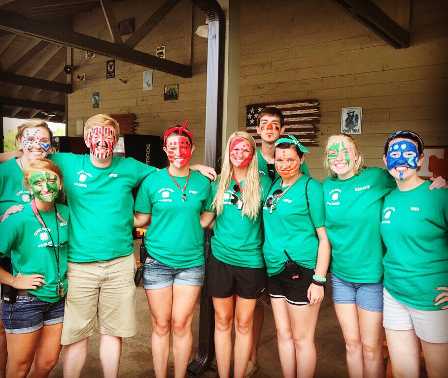 4-H's at Face Painting Camp