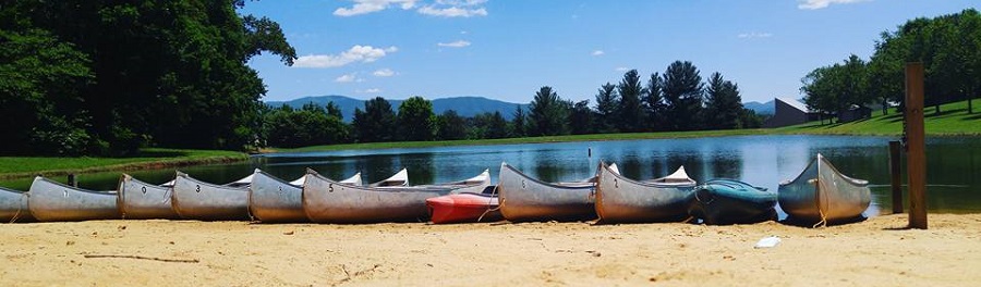 Canoes at Camp